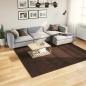 Preview: ARDEBO.de - Mittlerer Flor weicher und waschbarer Teppich HUARTE Braun