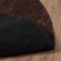 Preview: Mittlerer Flor weicher und waschbarer Teppich HUARTE Braun