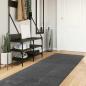 Preview: ARDEBO.de - Mittlerer Flor weicher und waschbarer Teppich HUARTE Anthrazit