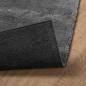 Preview: Mittlerer Flor weicher und waschbarer Teppich HUARTE Anthrazit