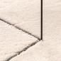 Preview: Mittlerer Flor weicher und waschbarer Teppich HUARTE Beige