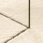 Preview: Mittlerer Flor weicher und waschbarer Teppich HUARTE Creme