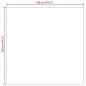 Preview: Bereichsteppiche Quadratisch GALATI Creme 120 x 120 cm