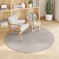 Preview: Innenteppich GALATI Creme Ø 200 CM Polyester