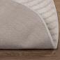Preview: Innenteppich GALATI Creme Ø 200 CM Polyester