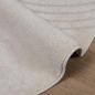 Preview: Innenteppich GALATI Creme Ø 200 CM Polyester