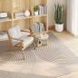 Preview: Bereichsteppiche Quadratisch GALATI Beige 200 x 200 cm