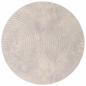 Preview: Innenteppich GALATI Beige Ø 200 CM Polyester