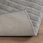 Preview: Innenteppich GALATI Grau 120 x 120 cm Polyester