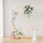 Preview: Hochzeitsbogen Gold 100 x 39 x 200 cm Stahl