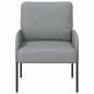 Preview: Sofas mit Kissen 55cm Hellgrau Sperrholz