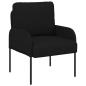 Preview: Sofas mit Kissen 55cm Schwarz Sperrholz