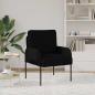 Preview: Sofas mit Kissen 55cm Schwarz Sperrholz
