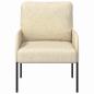 Preview: Sofas mit Kissen 55cm Creme Sperrholz