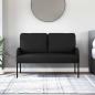 Preview: Sofas mit Kissen 110cm Schwarz Sperrholz