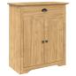 Preview: Badezimmerschrank BODO Honigbraun 70 x 35 x 80 cm Holzwerkstoff