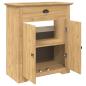 Preview: Badezimmerschrank BODO Honigbraun 70 x 35 x 80 cm Holzwerkstoff