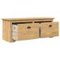 Preview: Flurbank BODO Honigbraun 114 x 40 x 50 cm Holzwerkstoff