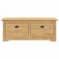 Preview: Flurbank BODO Honigbraun 114 x 40 x 50 cm Holzwerkstoff