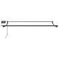 Preview: Manual Awning Frame with Solar LED 3,5 x 2 m Anthrazit