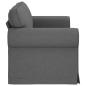 Preview: Sofa Dunkelgrau 175 x 82 x 80 cm Stoff