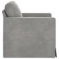 Preview: Sofa Hellgrau 78 x 78 x 80 cm Samt