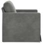 Preview: Sofa Dunkelgrau 78 x 78 x 80 cm Samt