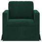 Preview: Sofa Dunkelgrün 78 x 78 x 80 cm Samt
