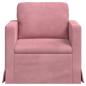 Preview: Sofa Rosa 78 x 78 x 80 cm Samt