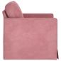 Preview: Sofa Rosa 78 x 78 x 80 cm Samt