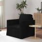 Preview: ARDEBO.de - Sofa Schwarz 78 x 78 x 80 cm Samt