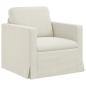 Preview: Sofa Creme 78 x 78 x 80 cm Samt