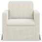 Preview: Sofa Creme 78 x 78 x 80 cm Samt
