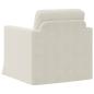 Preview: Sofa Creme 78 x 78 x 80 cm Samt