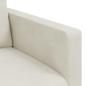 Preview: Sofa Creme 78 x 78 x 80 cm Samt
