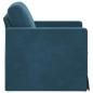 Preview: Sofa Blau 78 x 78 x 80 cm Samt