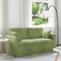 Preview: ARDEBO.de - Sofa Hellgrün 158 x 78 x 80 cm Samt
