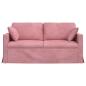 Preview: Sofa Rosa 158 x 78 x 80 cm Samt