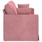 Preview: Sofa Rosa 158 x 78 x 80 cm Samt