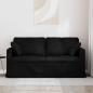 Preview: Sofa Schwarz 158 x 78 x 80 cm Samt