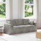 Preview: ARDEBO.de - Sofa Hellgrau 198 x 78 x 80 cm Samt