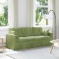 Preview: ARDEBO.de - Sofa Hellgrün 198 x 78 x 80 cm Samt
