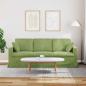 Preview: Sofa Hellgrün 198 x 78 x 80 cm Samt