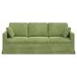 Preview: Sofa Hellgrün 198 x 78 x 80 cm Samt