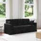 Preview: ARDEBO.de - Sofa Schwarz 198 x 78 x 80 cm Samt