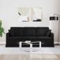 Preview: Sofa Schwarz 198 x 78 x 80 cm Samt