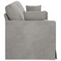 Preview: Sofa Hellgrau 228 x 78 x 80 cm Samt