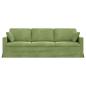 Preview: Sofa Hellgrün 228 x 78 x 80 cm Samt