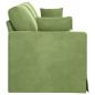 Preview: Sofa Hellgrün 228 x 78 x 80 cm Samt