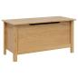 Preview: Aufbewahrungsbox HILL Honigbraun 90 x 40 x 45 cm